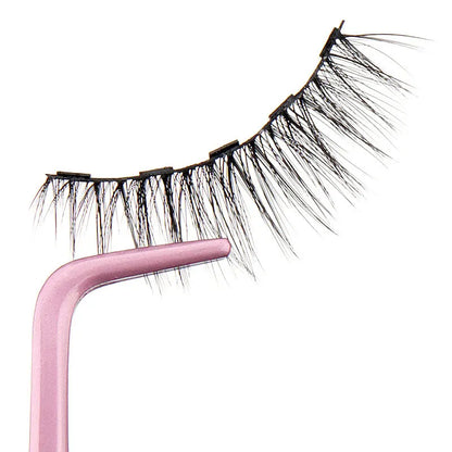 Stainless Steel Eyelash Tweezers With Comb - Where2Buy